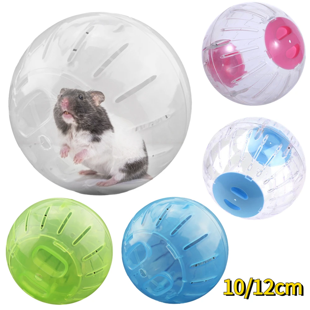 Balle de sport pour hamster, 10/12cm, accessoire pour petits animaux de compagnie, rongeurs, souris, jogging, course, gerbille, exercice, jouets, IkPlay