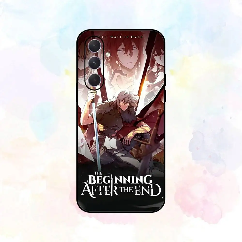 حافظة هاتف T-The B-Beginning بعد نهاية لهاتف سامسونج جالاكسي A73، A72، A71، A70، A53، A52، A51، غلاف أسود ناعم آخر