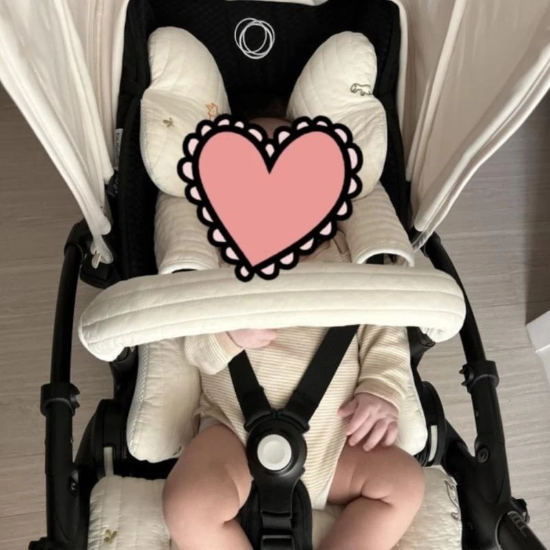 Baby Stroller Armrest Bar Cotton Protective Case Cover Armrest Handle Cover