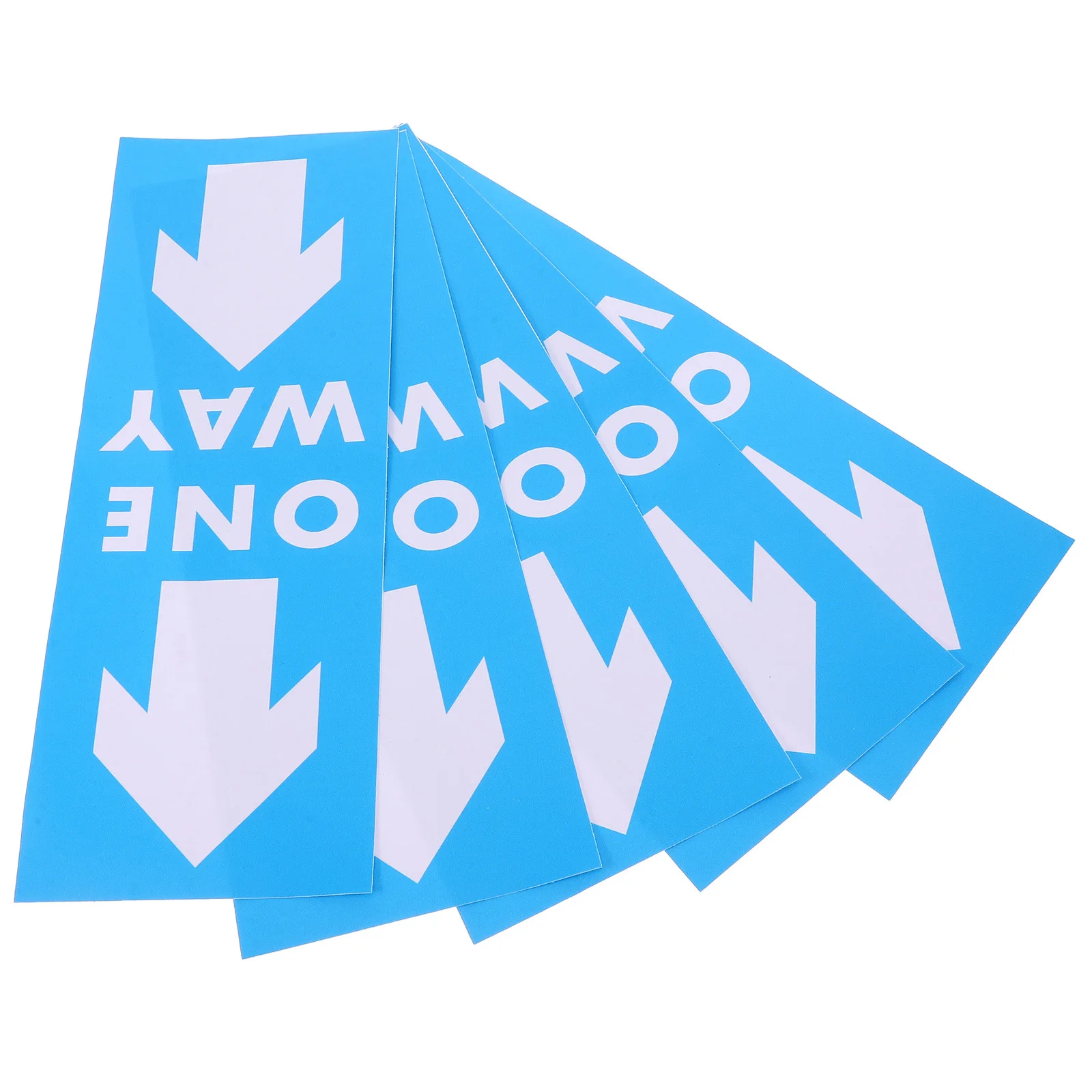 

5pcs Arrow Indicator Stickers Directional Floor Decals Self Adhesive Warning Stickers Traffic Safety Signage Mall Supermarket