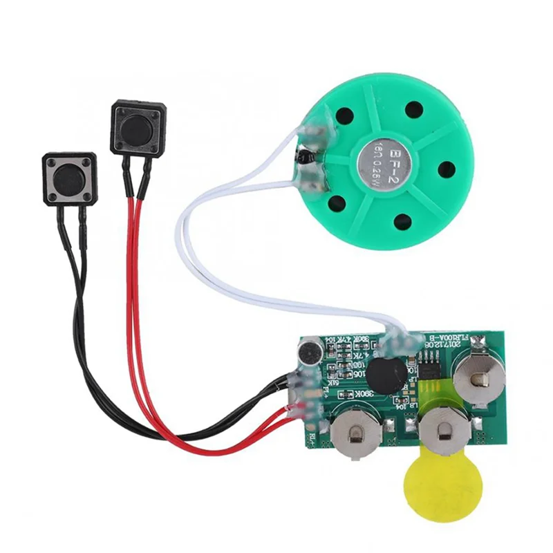 CABE-10X DIY Voice Module Card 4 Minutes Recording Playback Voice Sound Chip Voice Greeting Card