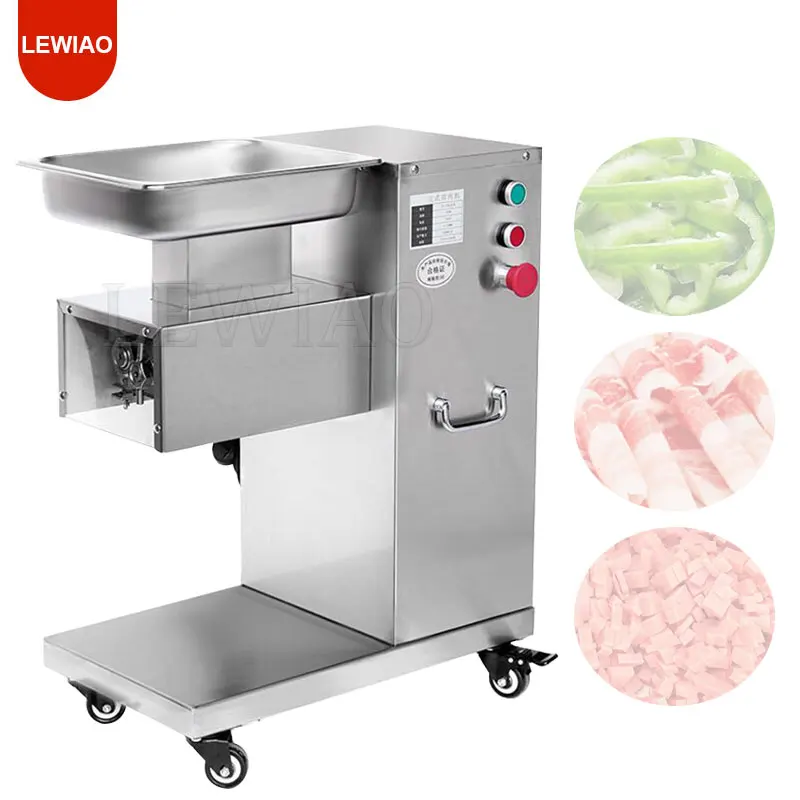 

Electric Meat Cutter Commercial Vertical Meat Slicing Machine Stainless Steel Large Power Meat Mincer