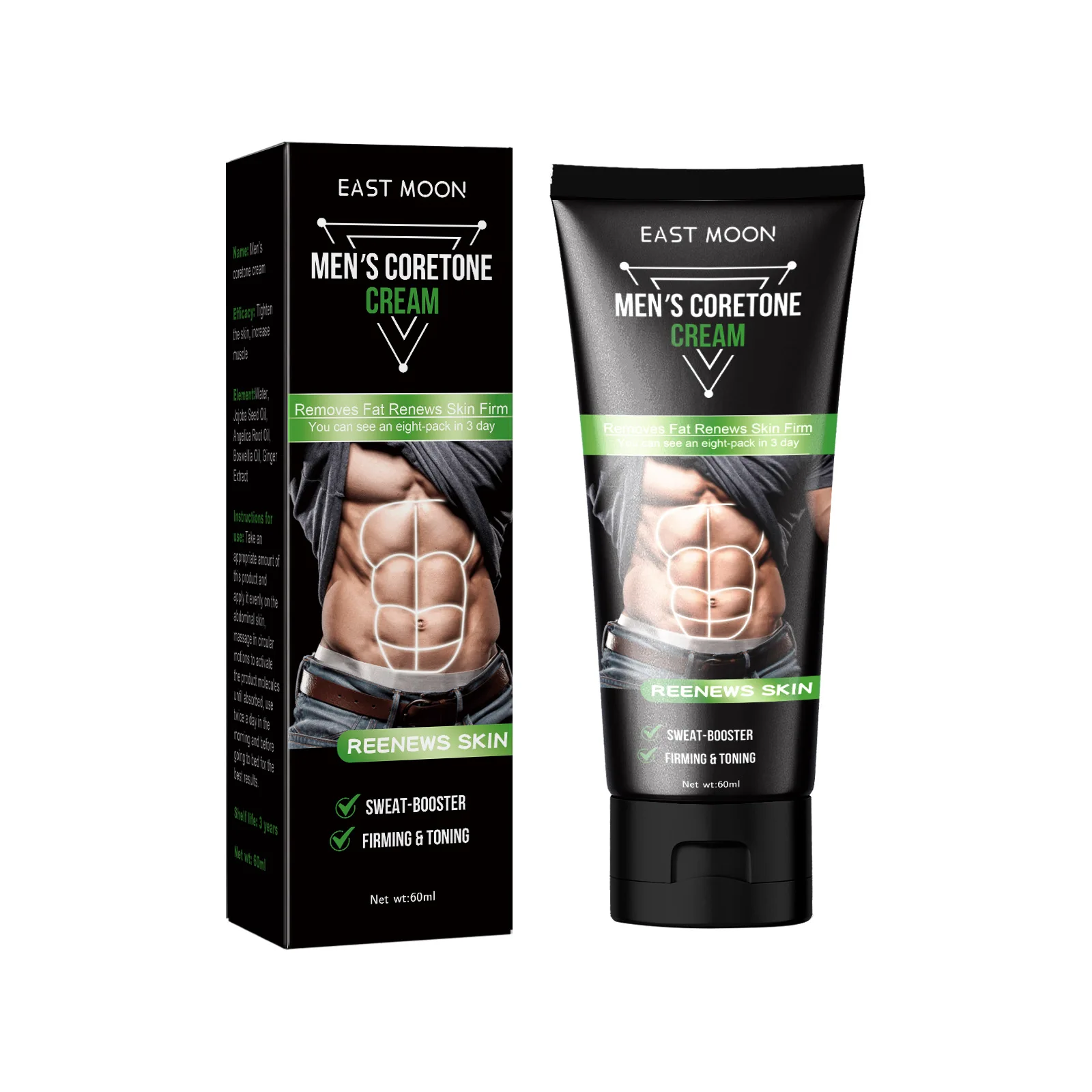 Men Slimming Cream Belly Fat Burner Cellulite Remover Weight Loss Burning Fat Increase Muscle Tightening Abdominal Muscle Cream