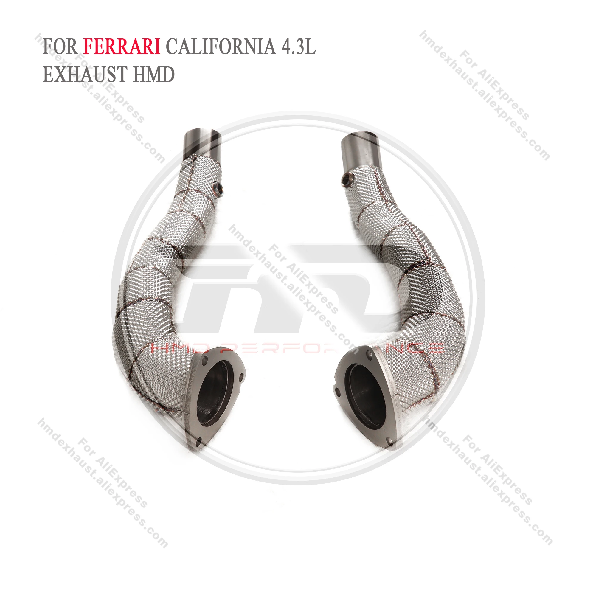 

HMD Exhaust System High Flow Performance Downpipe for Ferrari california 4.3L With Heat Shield