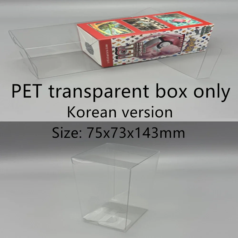 

Dustproof Clear Storage Box for Pokémon sv2a/Scarlet&Violet 151 Card Display Plastic Protector Case for PTCG PET Protector
