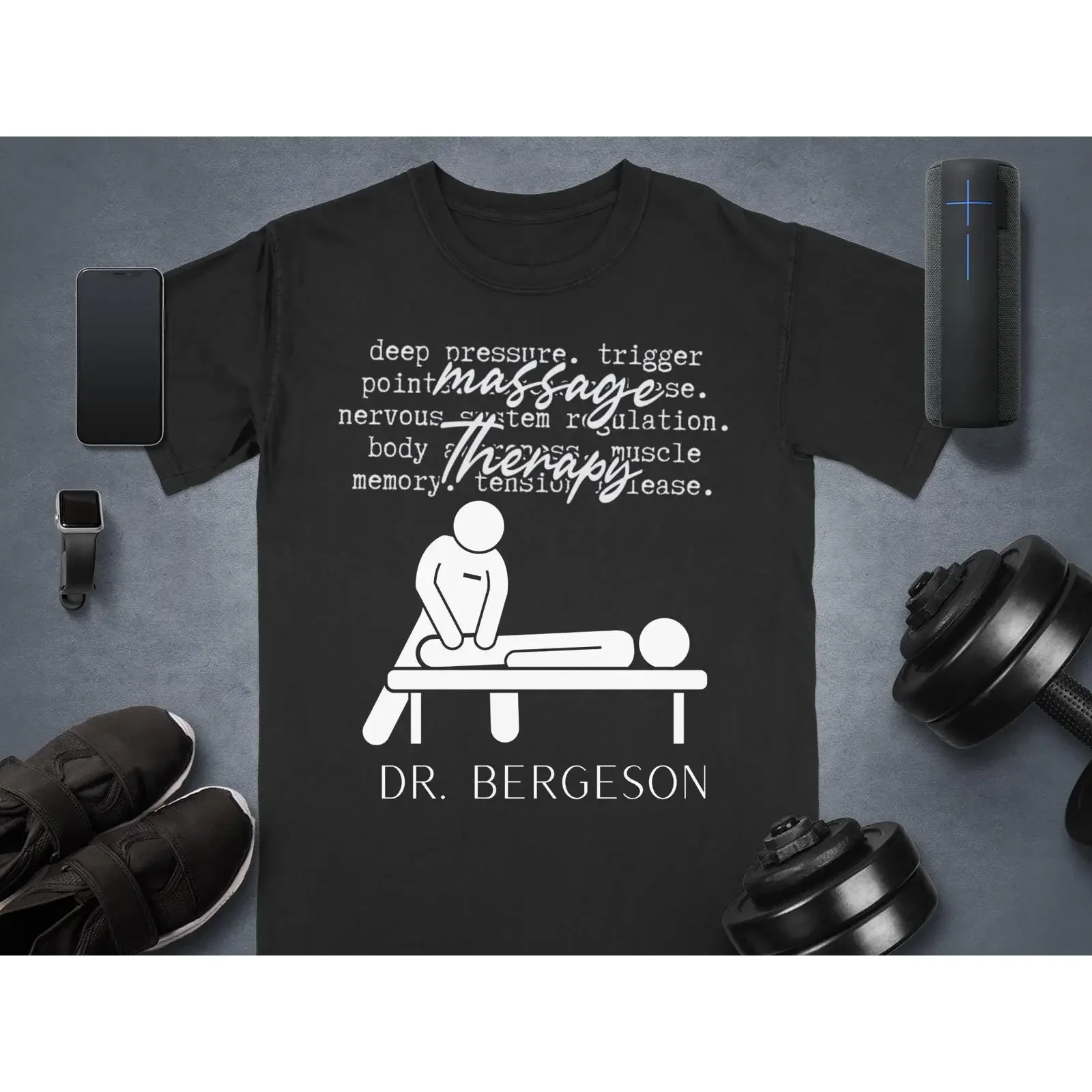 Personalized Massage Therapy T Shirt Deep Pressure Trigger Point Muscle Tension Release Bodywork Practitioner Wellness vintage