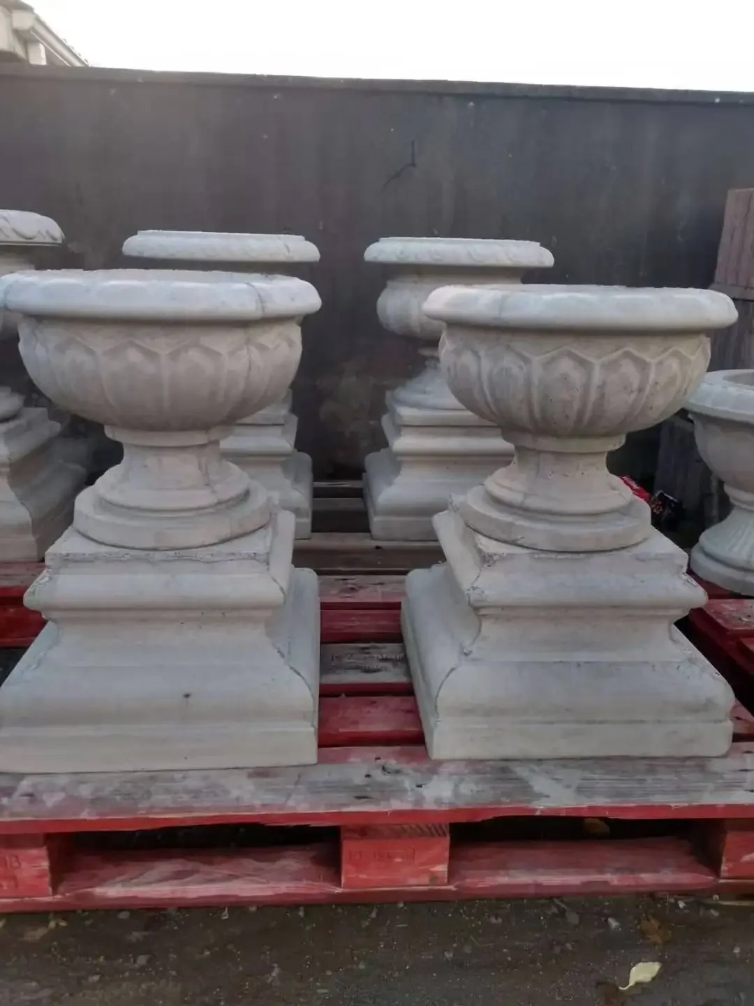 Moldes de columna de Pedestal para hormigón, base de forma cuadrada, plástico, decoración de jardín de casa