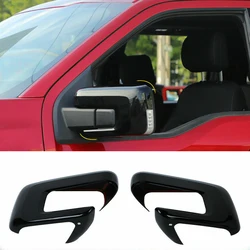 Glossy Black Rearview Mirror Cover Side Mirror Caps Car Accessories for Ford F150 F-150 2021 2022 2023