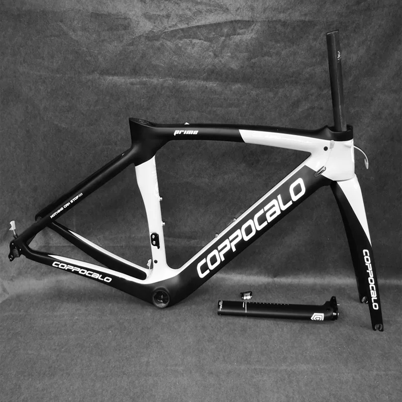 

White Black Carbon Bicycle Frame T1100 carbon road frame cadre velo carbone