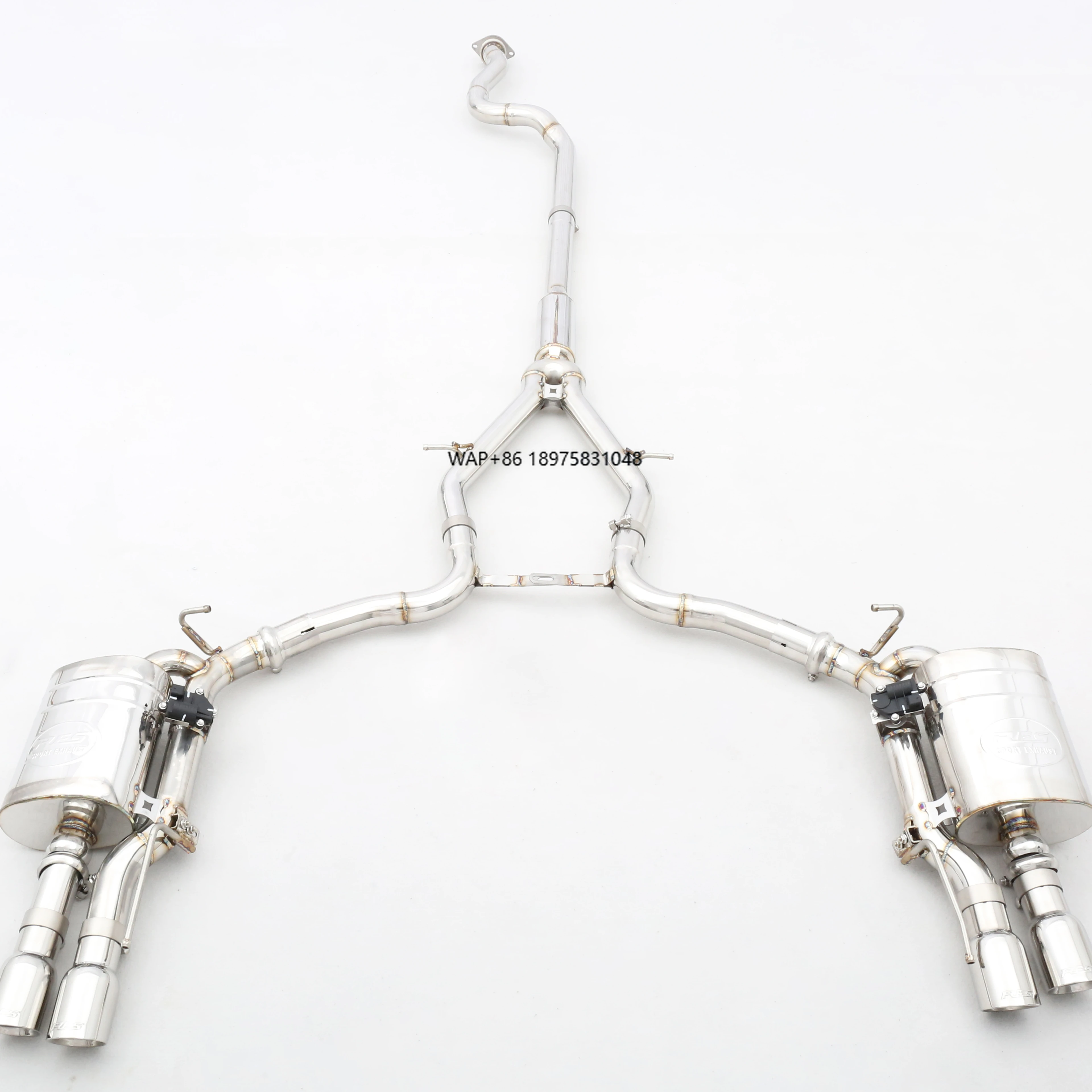 

Custom 304 Stainless Steel/Titanium Valved Exhaust System Perfect Fit for CT6 3.0T LGW Exhaust Pipes