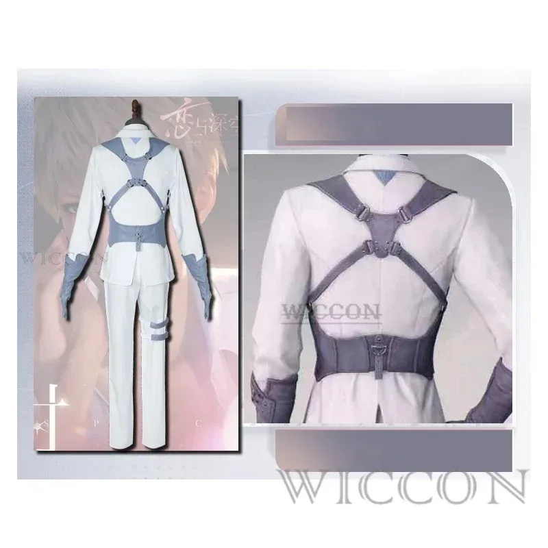 لعبة الحب والفضاء العميق Xavier Seiya أزياء تنكرية Xavier شعر مستعار كوسبلاي 25 سم شعر خفيف قصير ألياف مقاومة للحرارة يوميًا #5