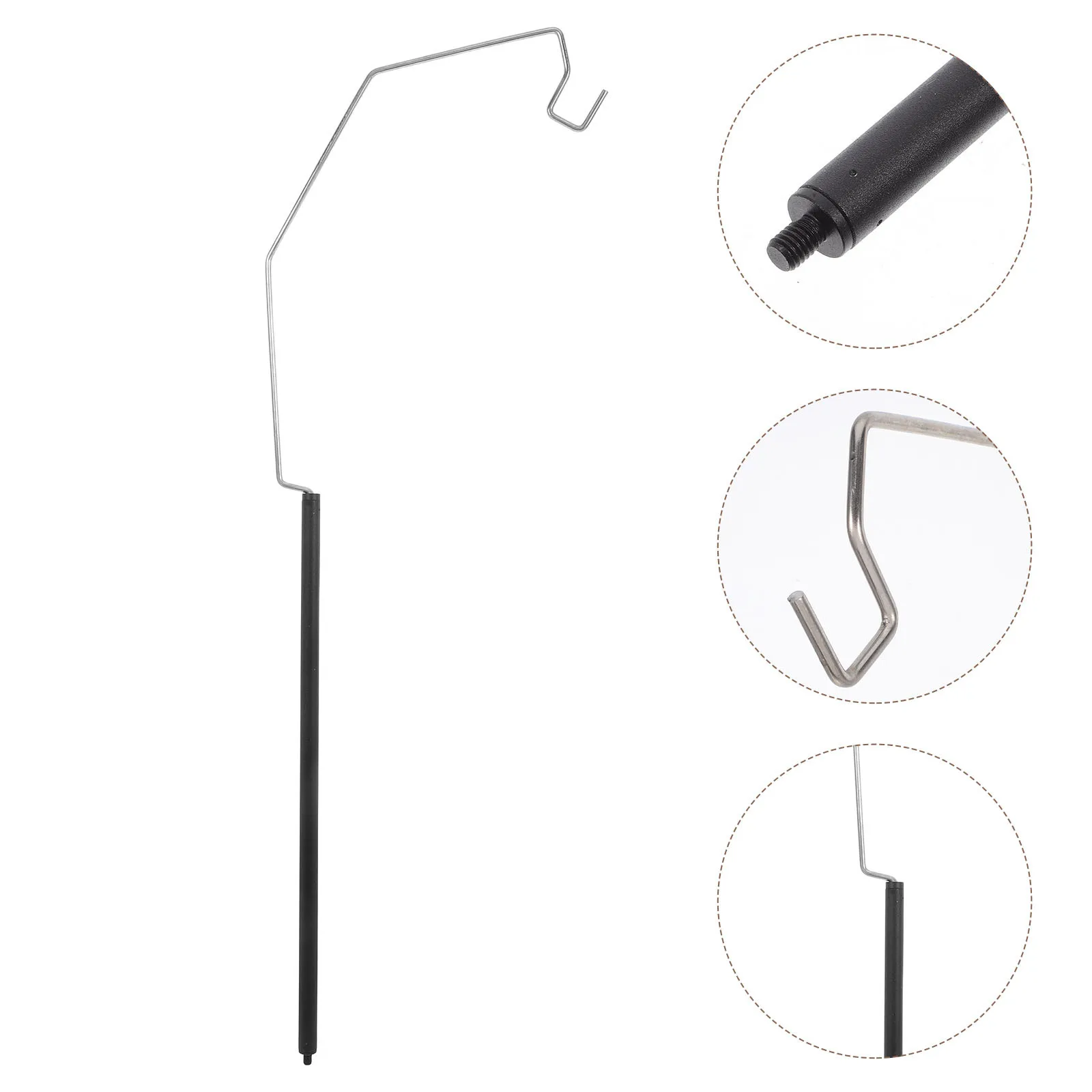 Camping Table Light Pole Foldable Detachable Stand Tray Lantern Holder Aluminum Durable Portable Outdoor Picnic