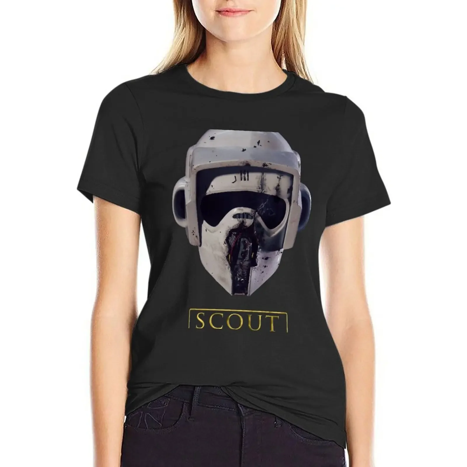 

TB-434 - Scout Poster T-shirt aesthetic clothes cute tops new edition t shirts for Women