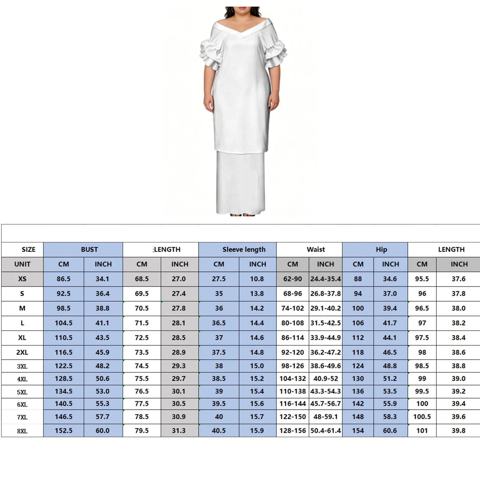 Fashion Design Custom Pattern Printed V-Neck Petal Sleeve Puletasi Style Women'S Suit Skirt - Polynesian Summer Art Dress view 6