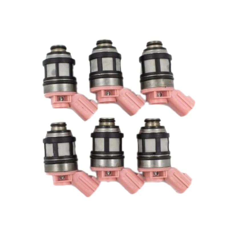 6 Pcs Car Fuel Injectors for Nissan Infiniti Frontier Pathfinder Xterra 1996-2004 166001800 166001801 842-18124