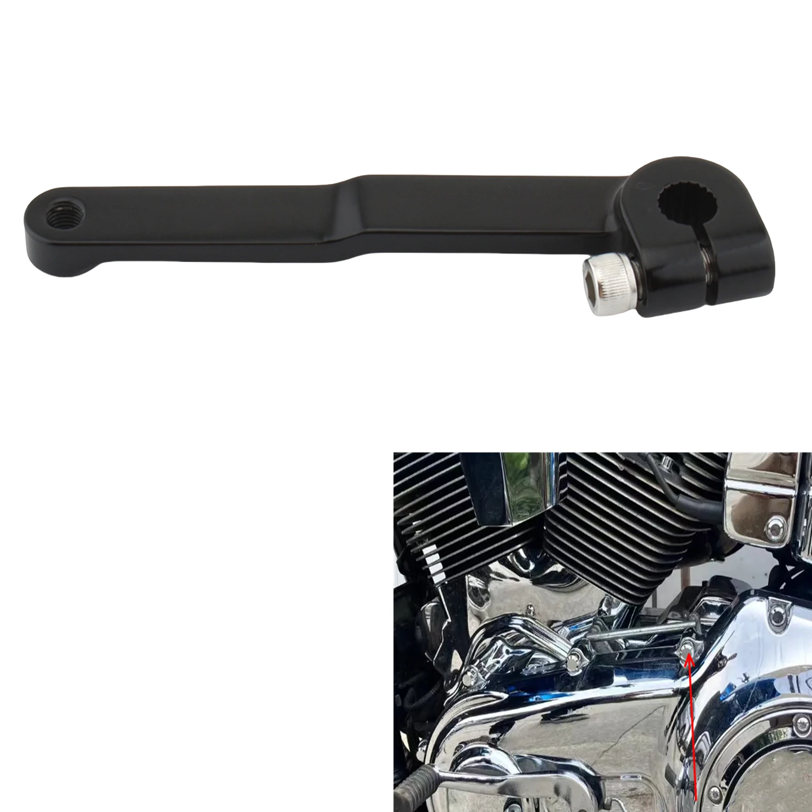 Pop Motorcycle Transmission Shift Shifter Lever For Harley-Davidson Dyna Fat Bob FXDF Wide Glide FXDWG Street Bob Police FXDBP