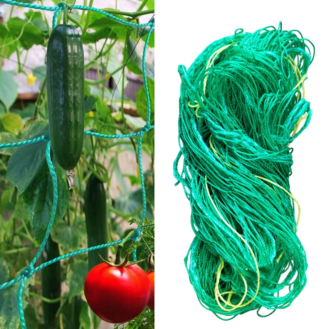 8,8x6 Fuß Hochleistungs-Pflanznetz für Kletterpflanzen – Garten-Gurken-, Wein-, Tomaten-, Obst- und Gemüse-Stütznetz für Rankpflanzen