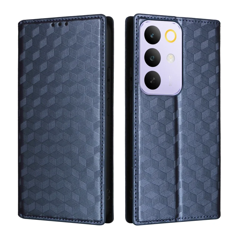 For Realme C85 Pro 4G Magnetic Card Flip Leather Stand stereoscopic lines Phone Protective Case For Realme C85 Pro 4G Phone Case