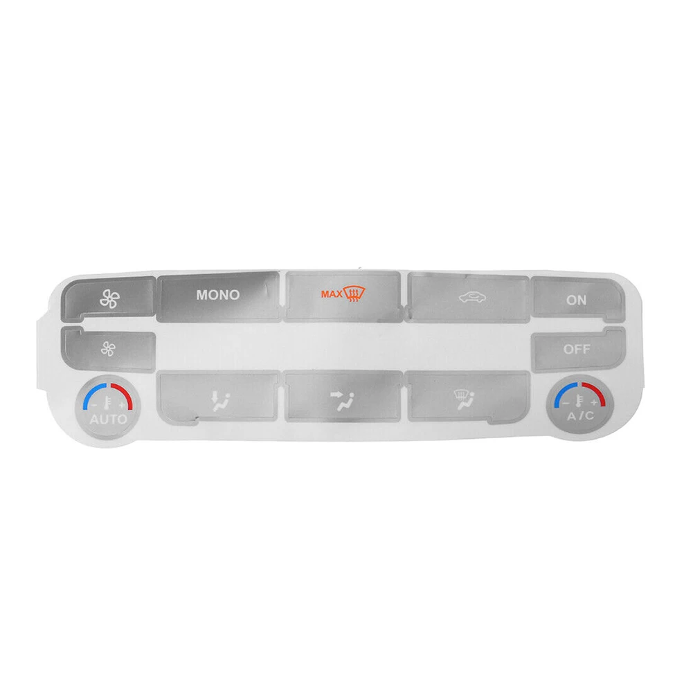Car Air Condition A/C Climate Control Button Repair Decals Sticker Silver Car Sticker For Ford S-Max For Mondeo