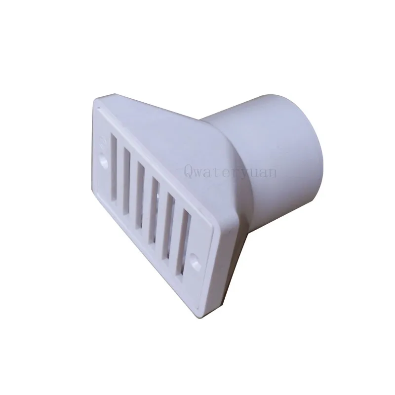 SP1019 Pool Wall Fitting Overflow Grating Water Outlet Square Return Jet Floor Drain ABS 2 Inch