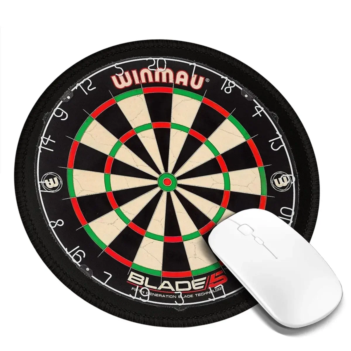 Winmau Blade Dartboard Round Mouse Pad Computer Keyboard Mouse Mat Gaming PC Desk Mat Office Table Mats