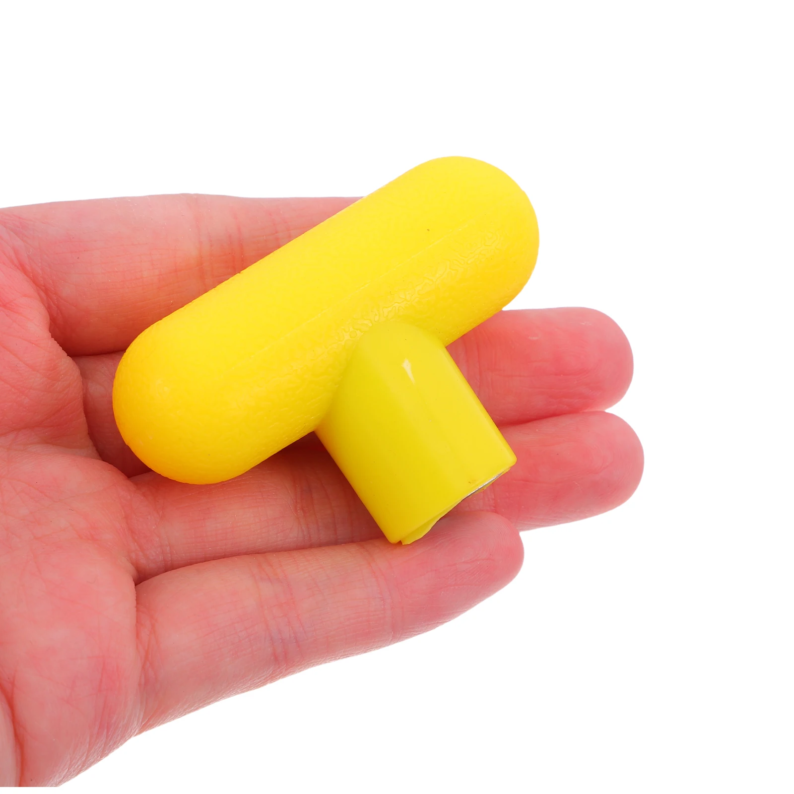 

2 Pcs Handle Rotary Fitness Equipment Parts Yellow Exercise Machine Attachments