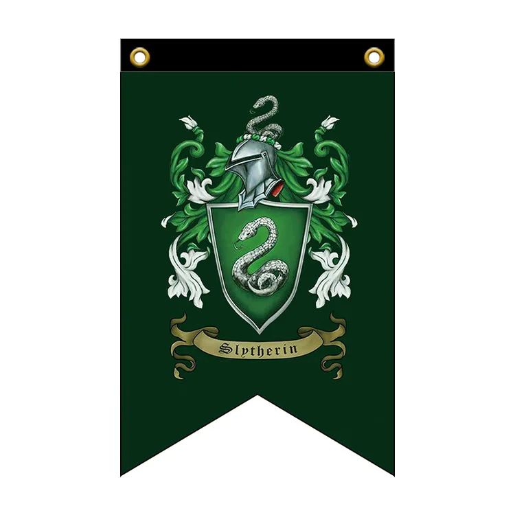 New Harries Potters College Flag Hogwarts Gryffindor Hufflepuff Ravenclaw 30x50cm Magic Academy Decorate Hanging Flags Gifts