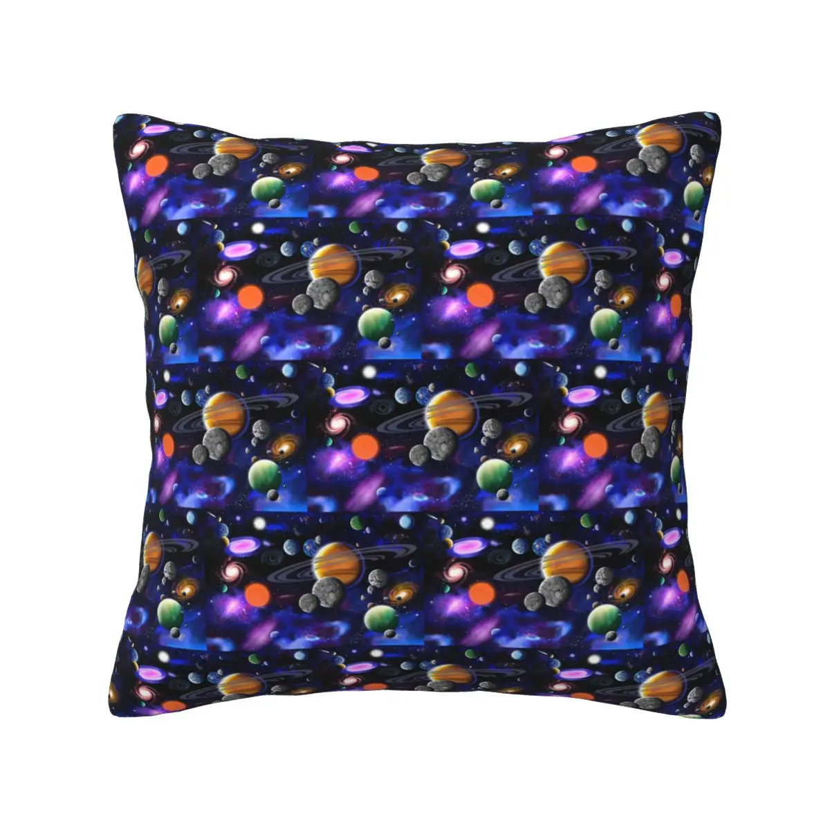 Solar System Space Planets Universe Square Pillowcase Pillow Cover Cushion Zip Decorative Throw Pillow for Home Living Room