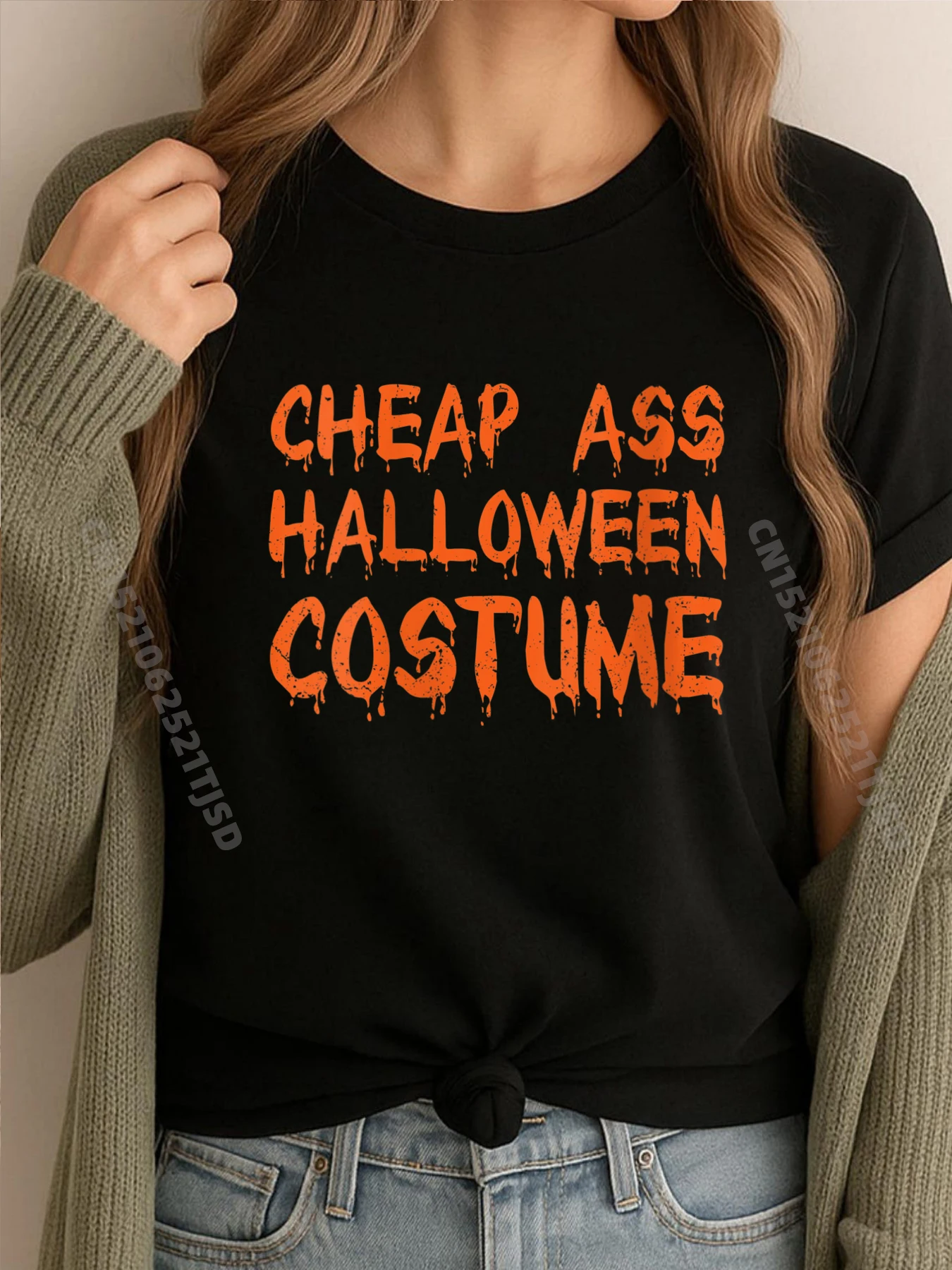 

Womens Halloween Costume For Women Halloween T Shirts For Woman Printed T-Shirt Classic