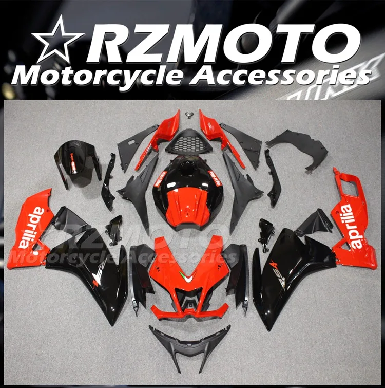

Комплект обтекателей из АБС-пластика для мотоцикла, 4 подарка, подходит для Aprilia RS125 12 13 14 15 2012 2013 2014 2015, кузов черного и красного цвета на заказ
