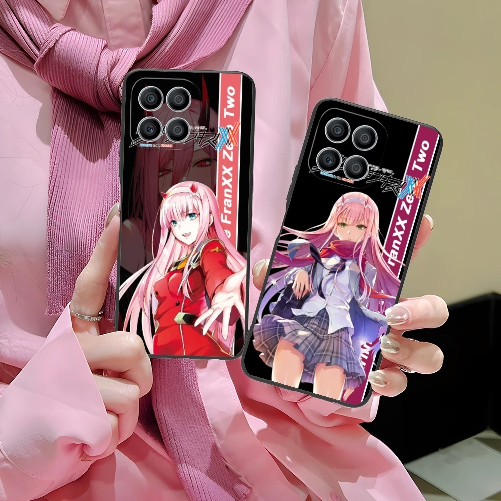 Darling FranXX Zero Two Colour Mobile Phone Case for Huawei Honor 90 80 70 60 50 30 20 10 9 8 7 Pro S SE Lite 5G Black Cover