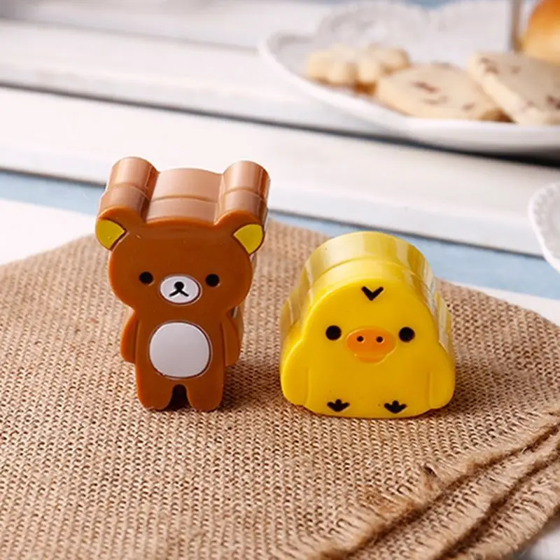 japan Cartoon rilakkuma DIY styling sandwich rice ball mold cute toast cookies mold food grade bento tool baking mold