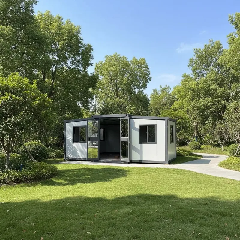 YG Customized Modern 20Ft Isolation Rooms Hut Portable Fold Out Unfolding Eco Sound Insulation Expandable Container House