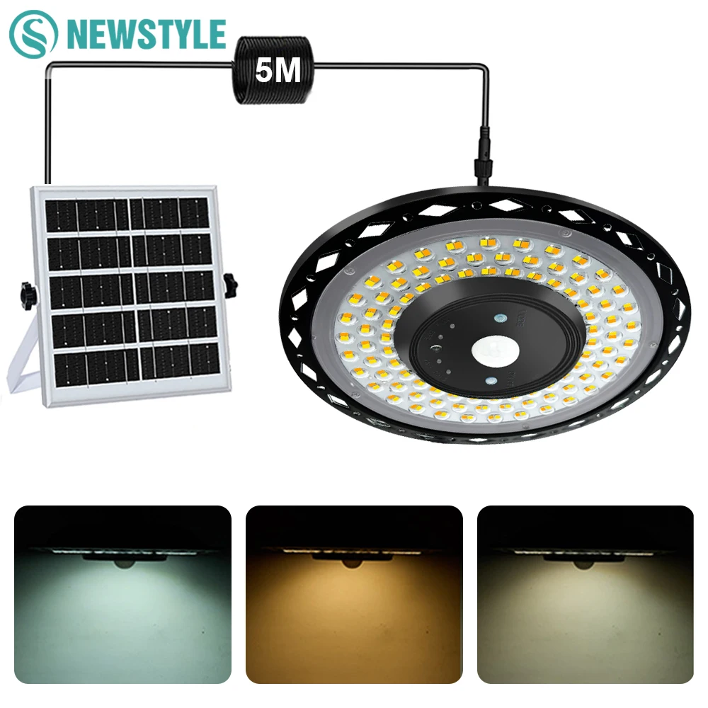 180-244-led-ソーラーシェッドライト屋内屋外モーションセンサーソーラーペンダントライト天井照明防水納屋ガゼボ倉庫