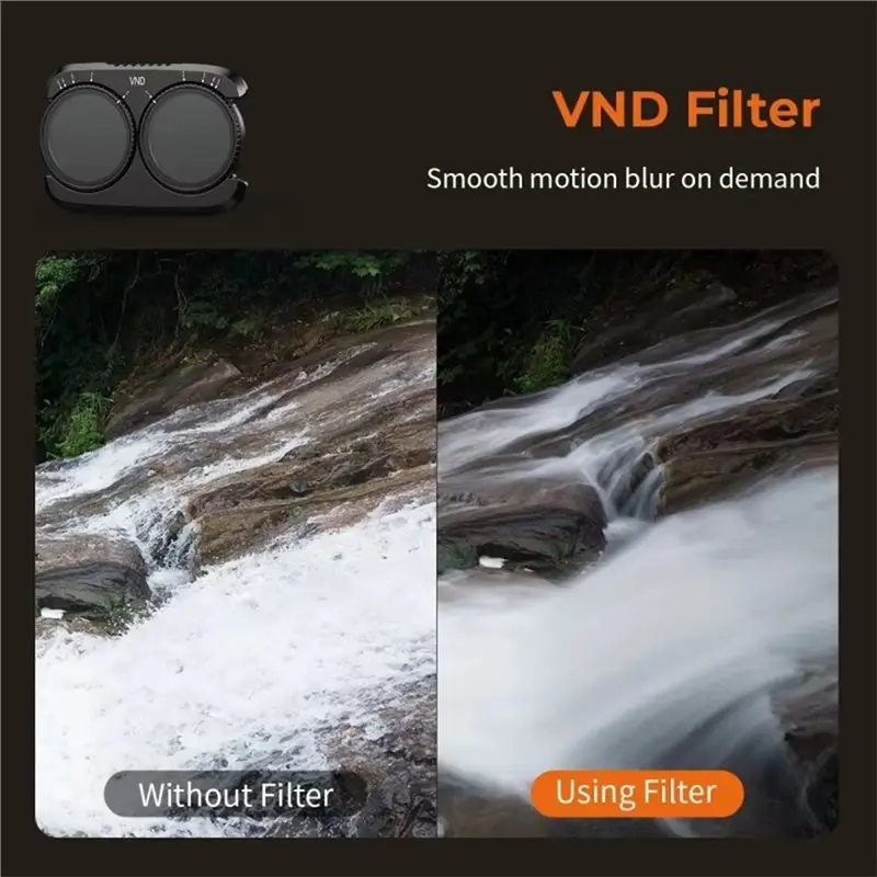 A53M-CPL 1/4 Black Diffusion Lens Filters For DJI Osmo Pocket 4P 6658 Split Filter Kit 6658 ND16 ND64 ND256 Stackable