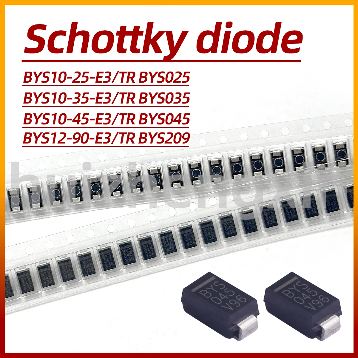 20PCS BYG22A-E3/TR BYG22B-E3/TR BYG22D-E3/TR BYG23T-M3/TR BYG23M-E3/TR DO-214AC SMA Standard Avalanche Rectifier