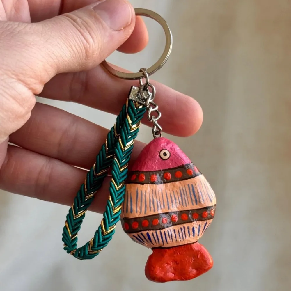 

Модный многоцветный кулон в виде маленькой рыбки, ожерелье «сделай сам», брелок для ключей, подвеска для мобильного телефона, мультяшный милый автомобильный брелок для ключей, автомобильный аксессуар