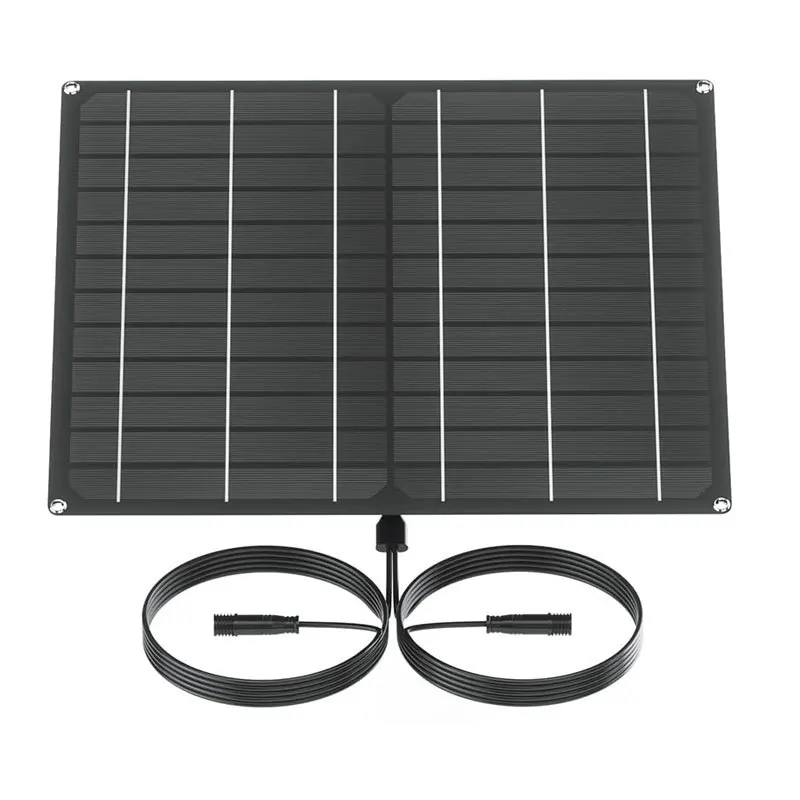 Solar exhaust fan, pet electric ventilation fan, solar panel suitable for cooling chicken coops and greenhouses