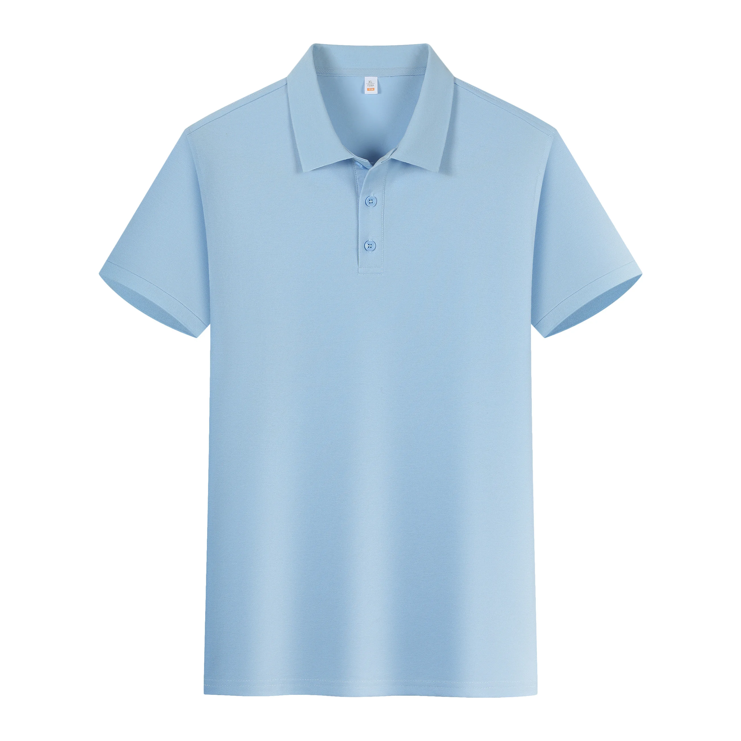 2025 Hot Sale Men's Summer Casual Breathable Comfortable Polo Shirt Men's Solid Color High Quality Short Sleeve T-Shirt