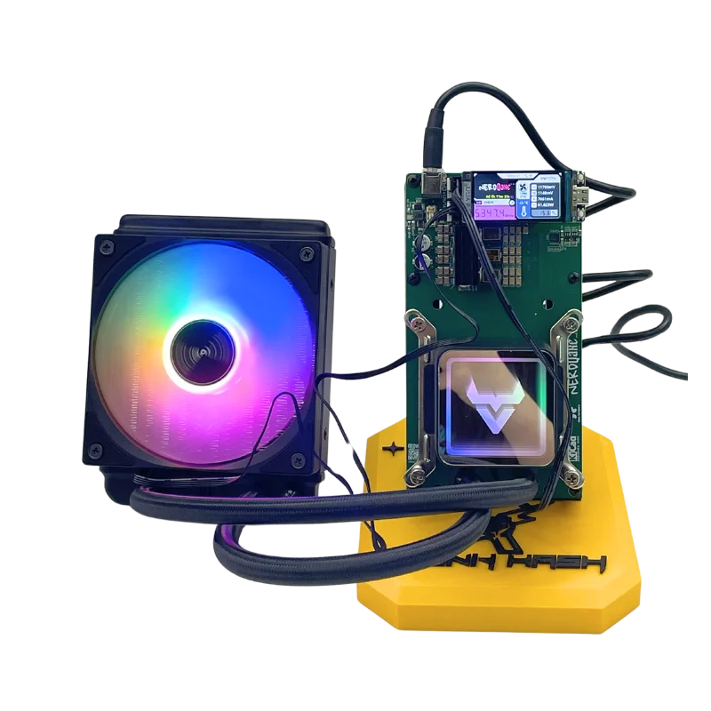 

100% Original NerdQaxe++ Hydro Bitcoin Miner 4.8TH/s Bitaxe NerdQAxe++ Bitaxe NerdQAxe ++