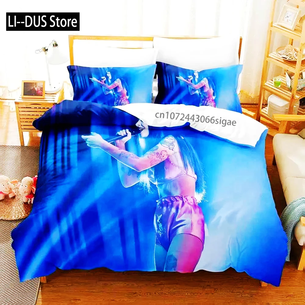 2024 Sexy Singer Bedding Set Twin Single Queen King Size Bedclothes Aldult Bed Linen For Boys Bedroom Duvet Cover Bed Set