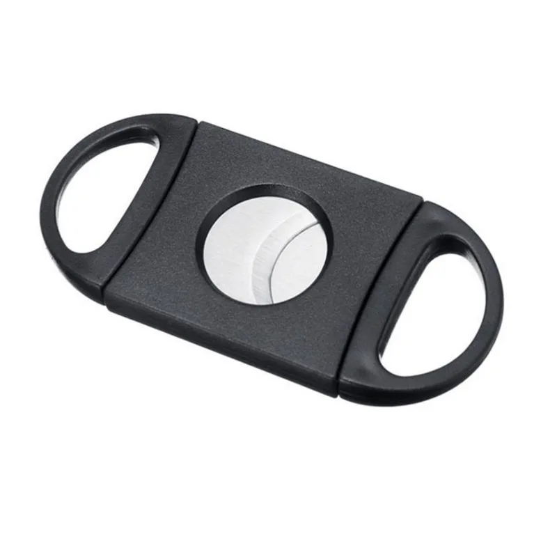 Black Cigar Cutter Stainless Steel Sharp Cigar Cutter Manual Cigarette Breaker Cigar Accessories Wedding Party Souvenir Gifts