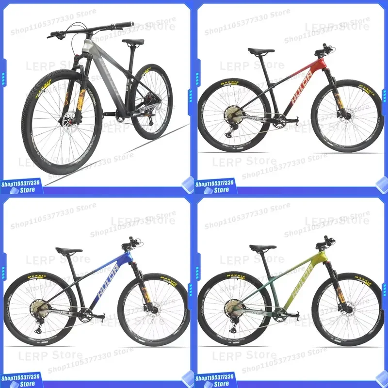 29 Inch Carbon Fiber Mountain Bike with Aluminum Alloy Fork 12 Speed Hydraulic Disc Brake for Off-Road Adventure