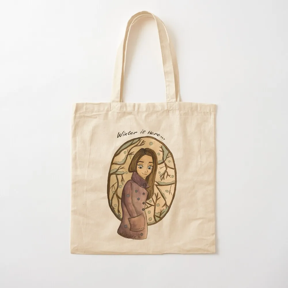 Winter is here... Tote Bag Canvas Customizable tote bag bag for beach Women's