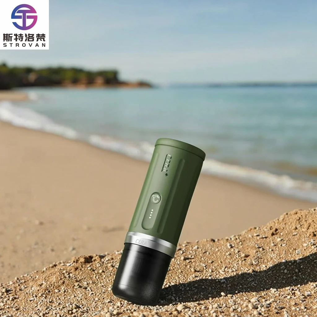 

STLF PCM03S C03 Portable Espresso Machine Programmable Travel Espresso Maker Large 1350mAh Battery APP Compatible for Outdoor Ca