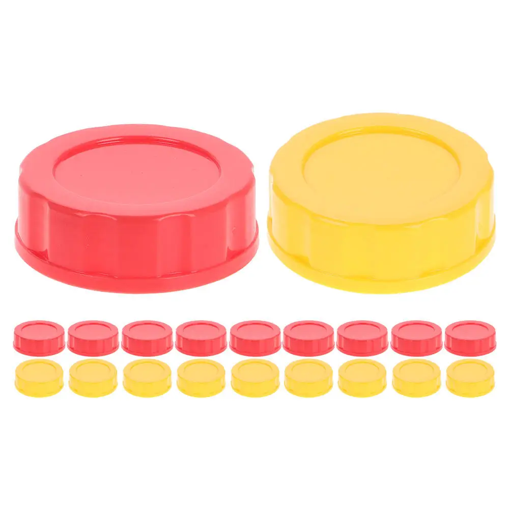 

10Pcs Wide Mouth Baby Bottle Lids Milk Storage Leakproof Caps Replacement Sealing Rings Travel Bottle Caps Feeding Supplies