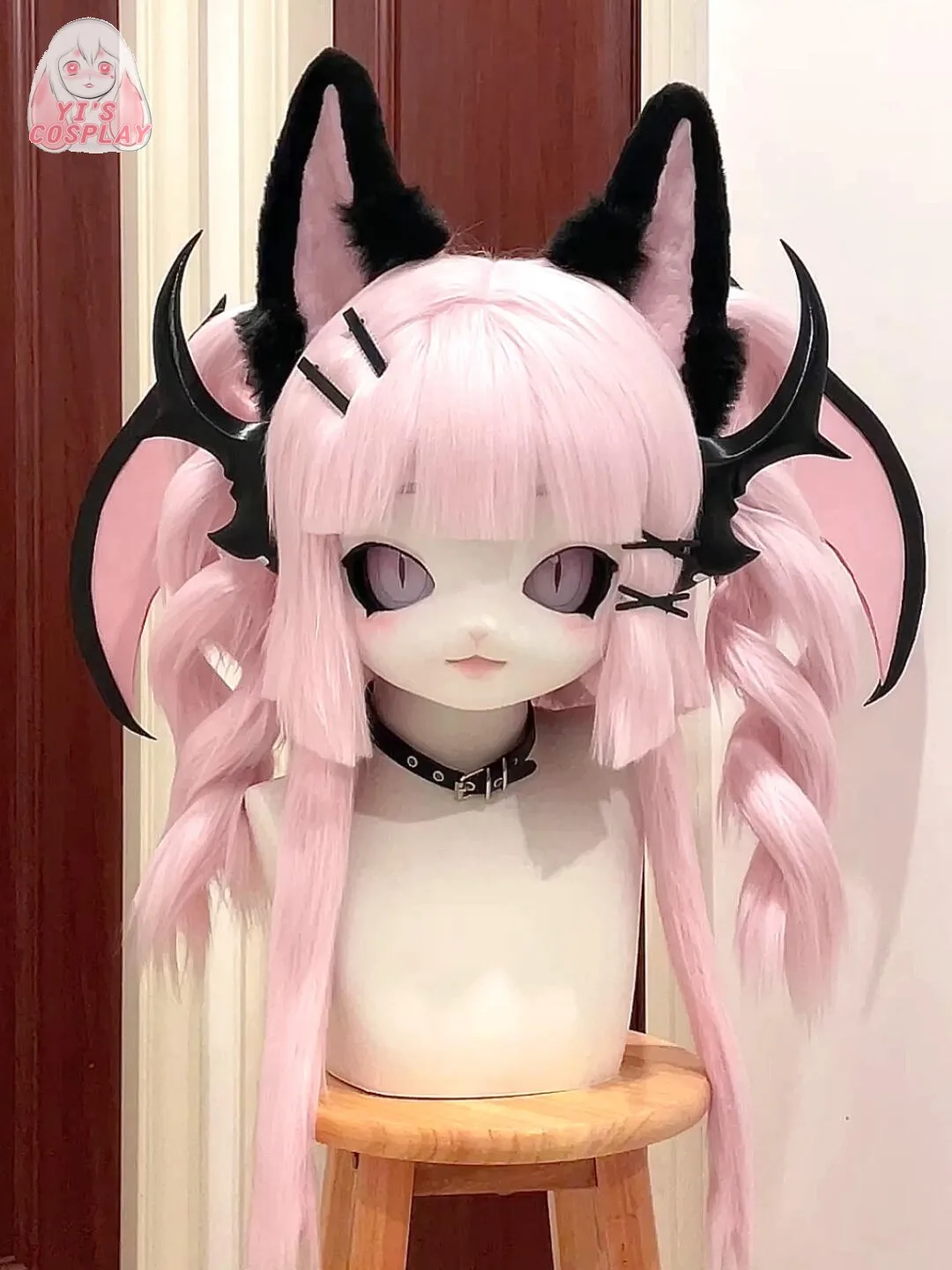 

Kigurumi Head Yis cosplay Custom Furry head Cosplay Kemono Fursuit Handmade Headsets Beast Customized Fursuit Kemono Head