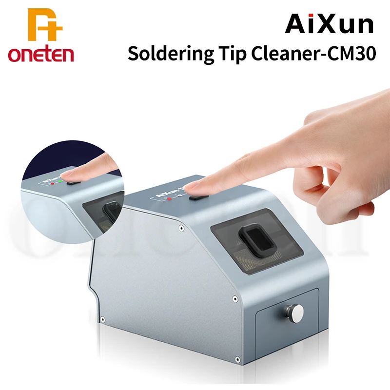 AIXUN CM30 Soldering Tip Cleaner Welding Nozzle Automatic Cleaning Machine Microsecond Level Sensing For Soldering Tips Cleaning