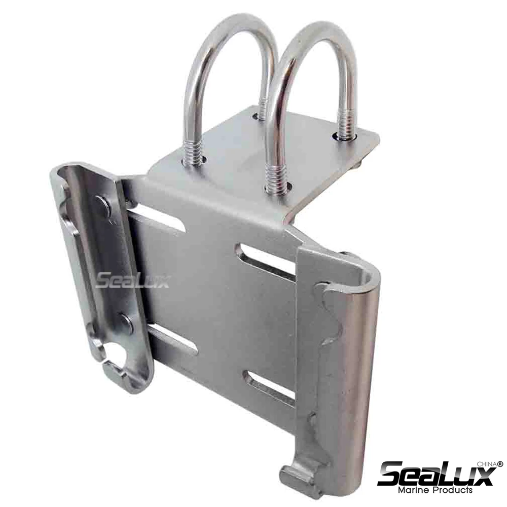 

Sealux Large Rail mount Anchor brackets for horizontal rails for round tube and square tube Marine grade SS304 Boat Accessories