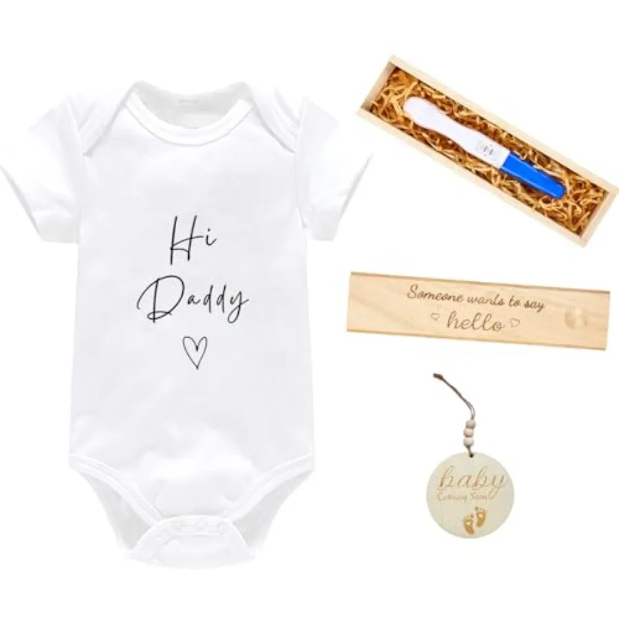 Surprise Pregnancy Announcement Keepsake Box for Dad